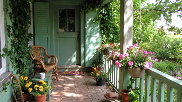 charming green house porches