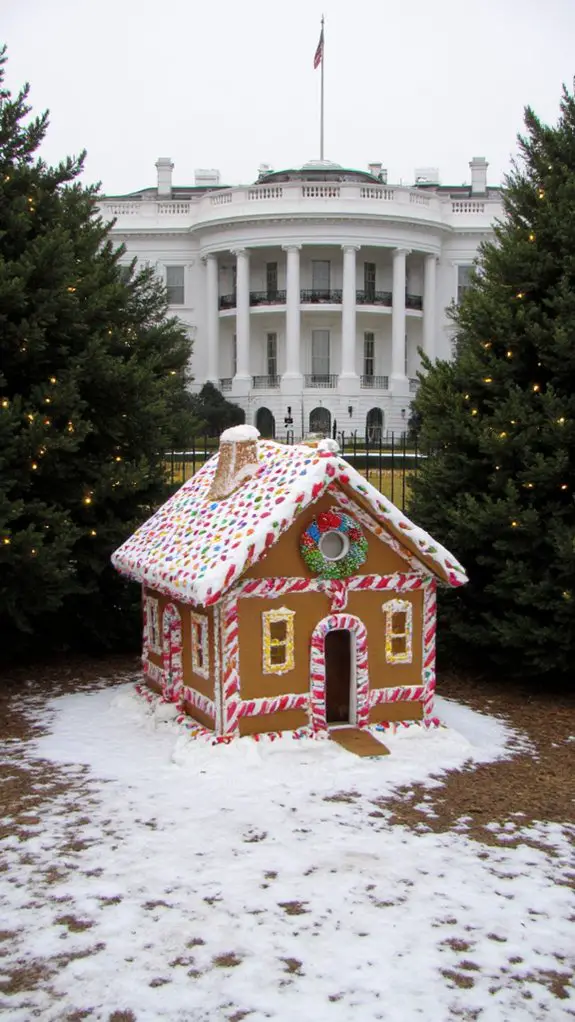 charming holiday gingerbread creation