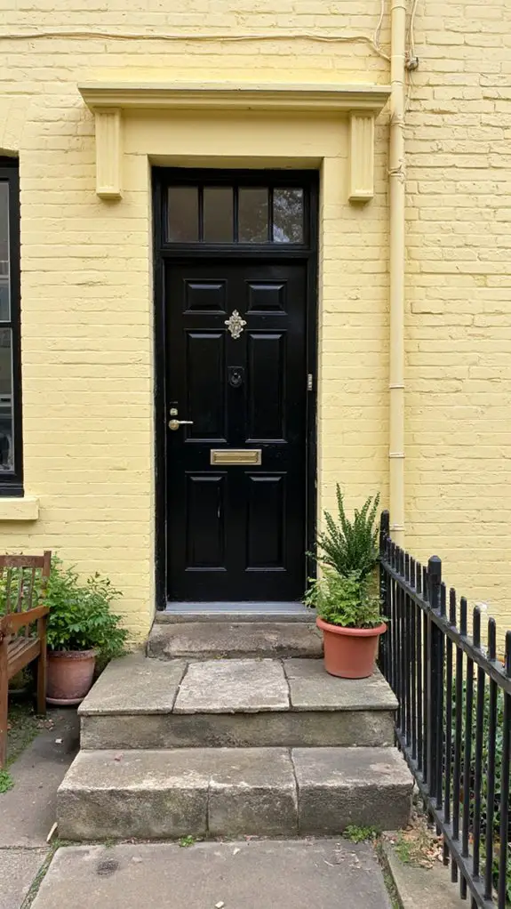 charming light primrose entrance