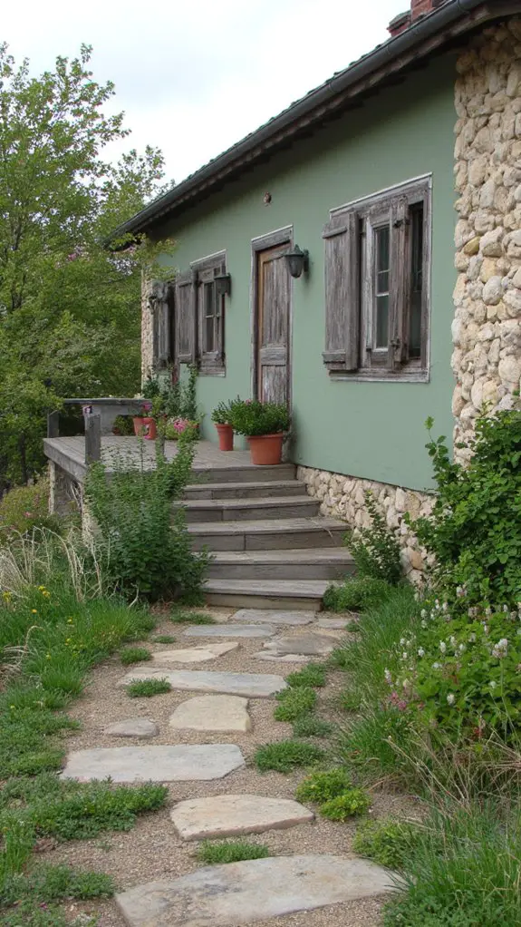 charming natural stone retreat