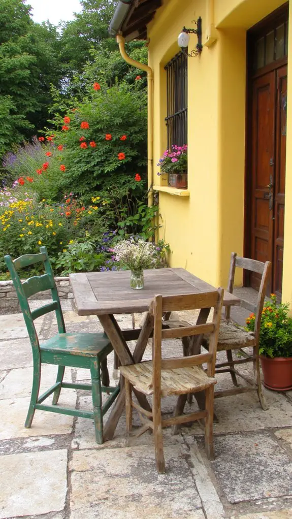 charming outdoor dining experience