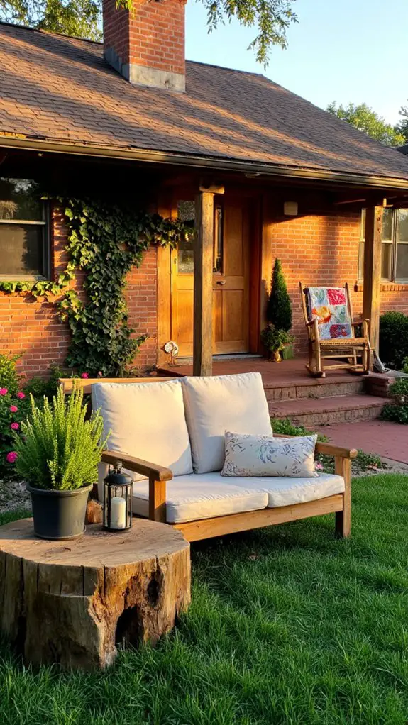 charming outdoor seating area