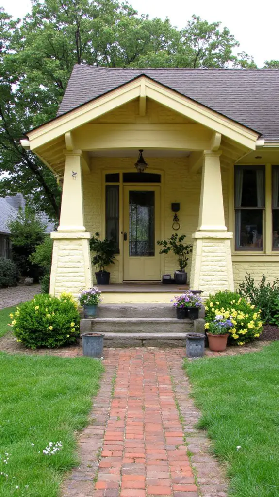 charming primrose yellow exterior