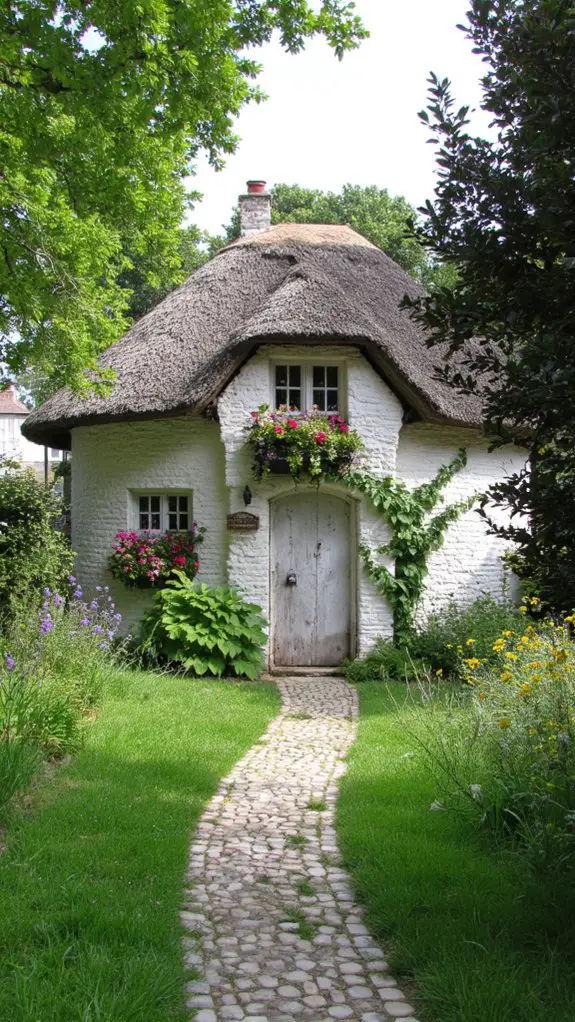 charming retreat colorful flowers