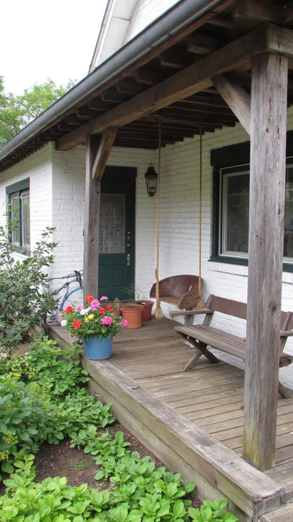 charming rustic farmhouse porches