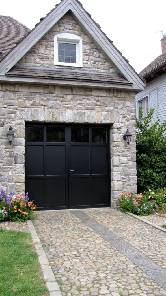 charming rustic garage doors