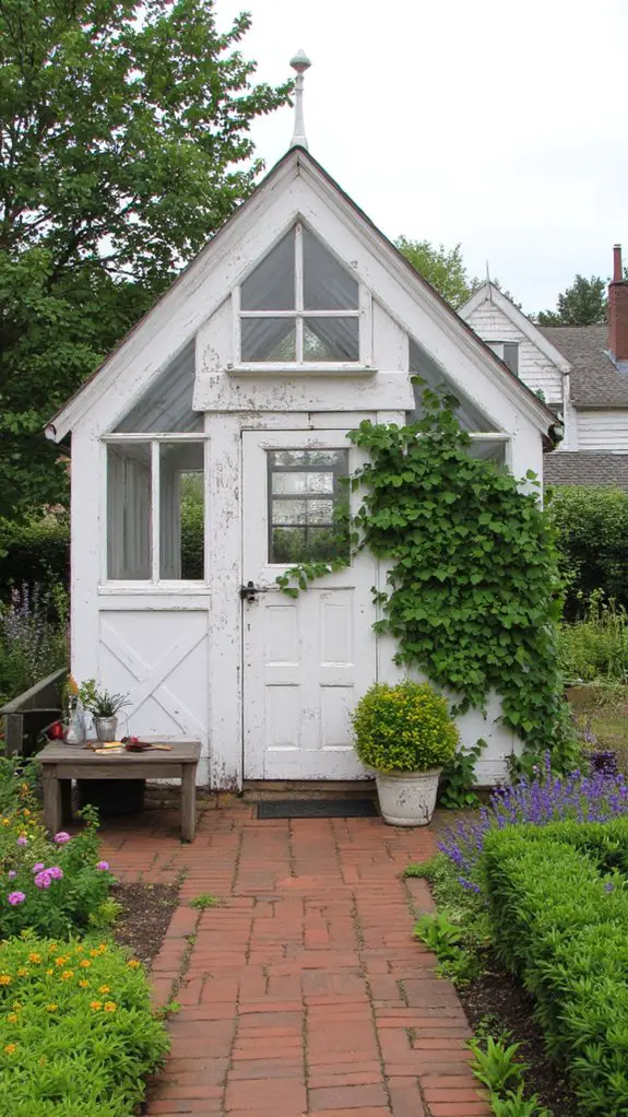 charming rustic greenhouse retreat