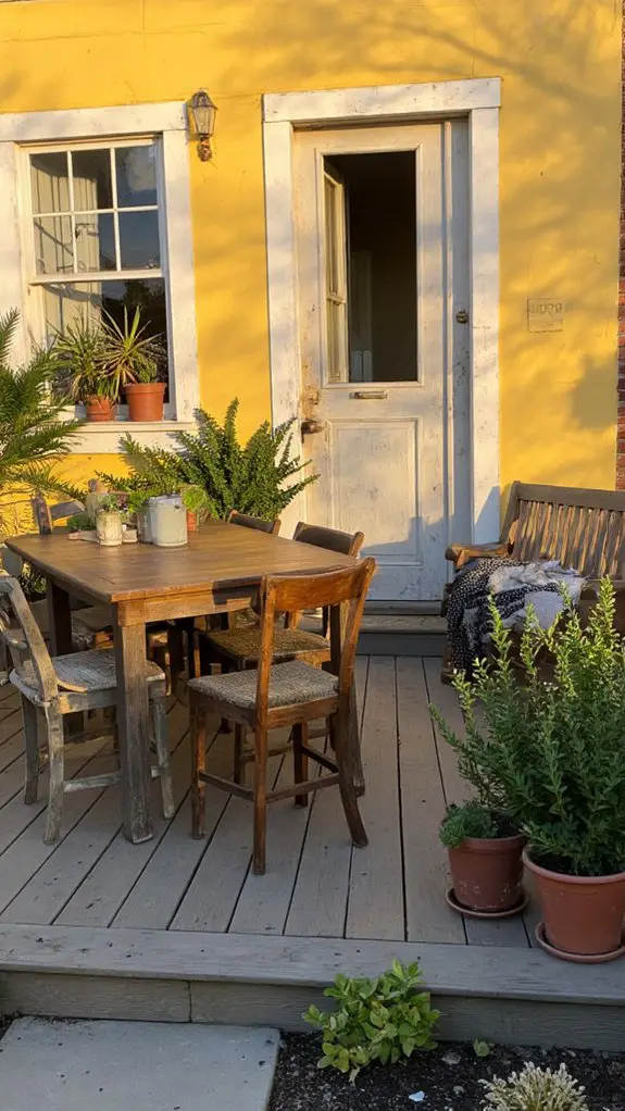 charming rustic outdoor ambiance