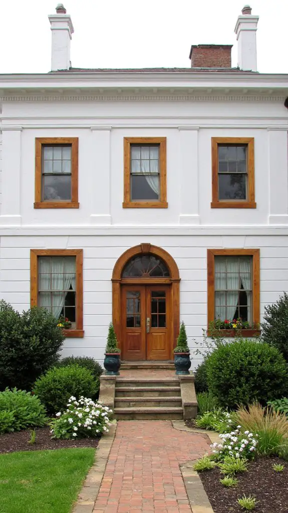 charming rustic window frames