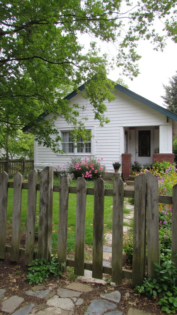 charming rustic wooden fence