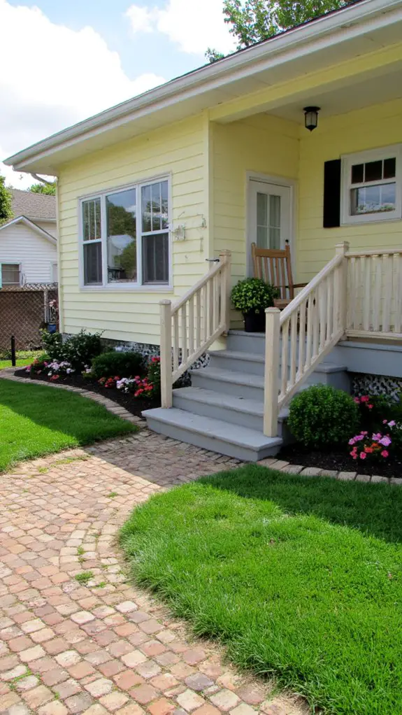 charming serene yellow ranch