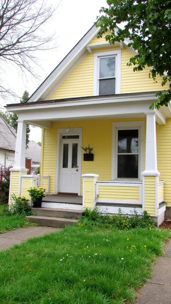 charming soft yellow home