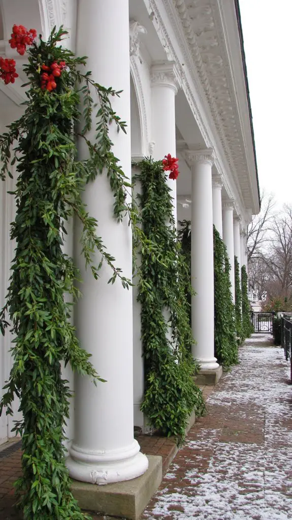 charming traditional mistletoe arrangements