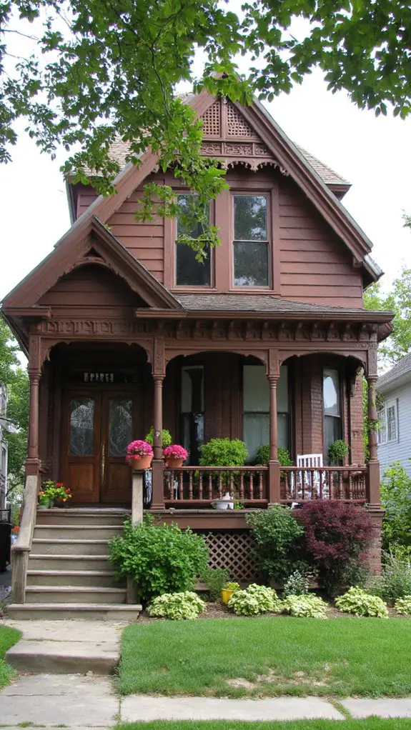 charming victorian wraparound porch