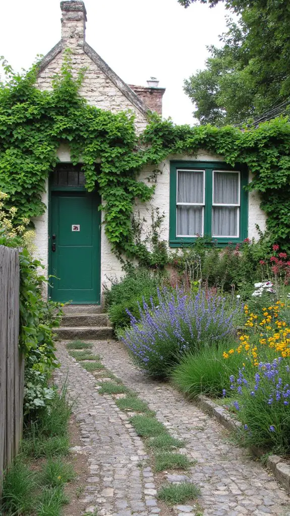 charming village house garden