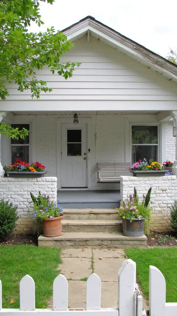 charming white bungalow retreat