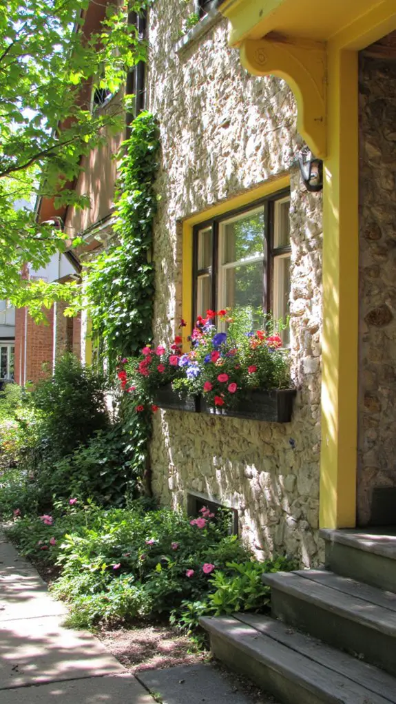 charming window box enhancements
