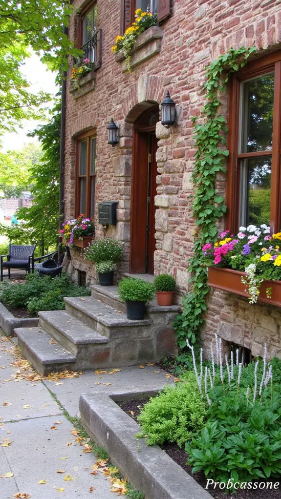 charming window boxes enhance appeal