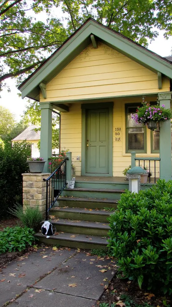 charming yellow and green