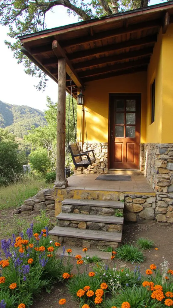 charming yellow cabins retreat