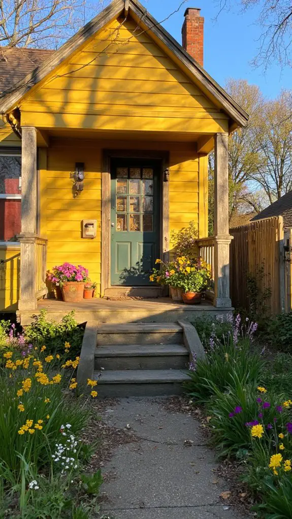 charming yellow cottage retreats