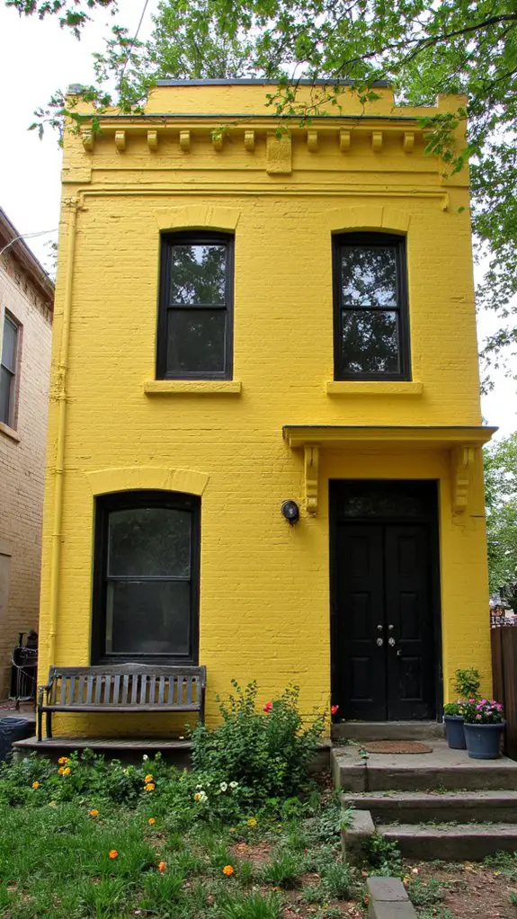 charming yellow elegant black