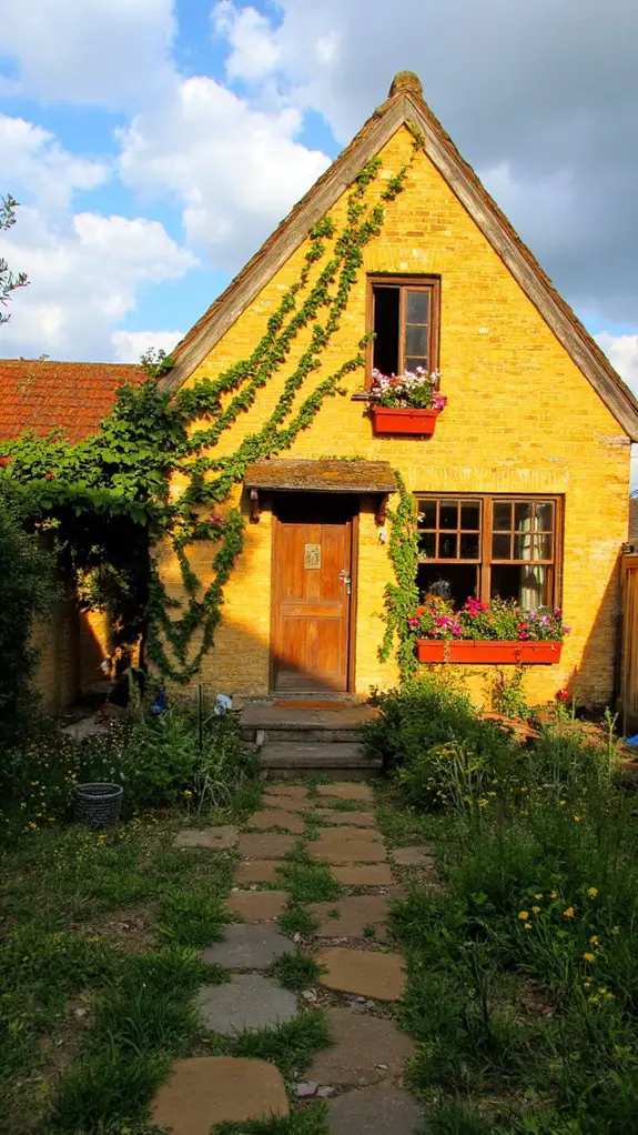 charming yellow ochre retreat