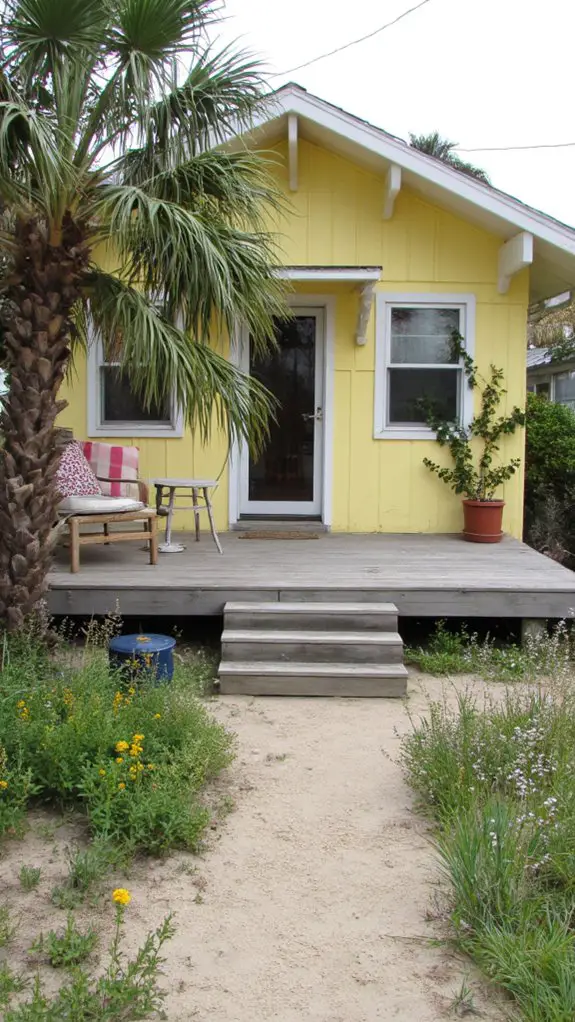 cheerful coastal bungalow retreat