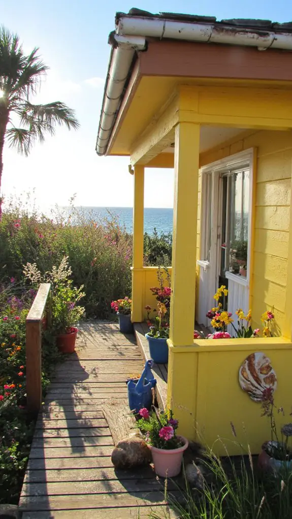 cheerful coastal living atmosphere