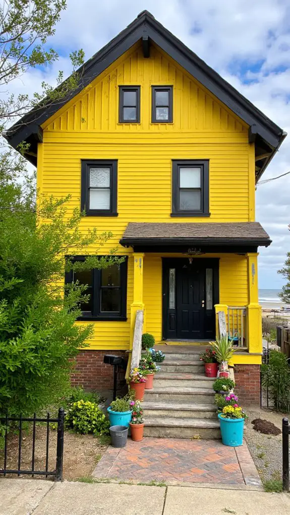 cheerful coastal retreat vibes