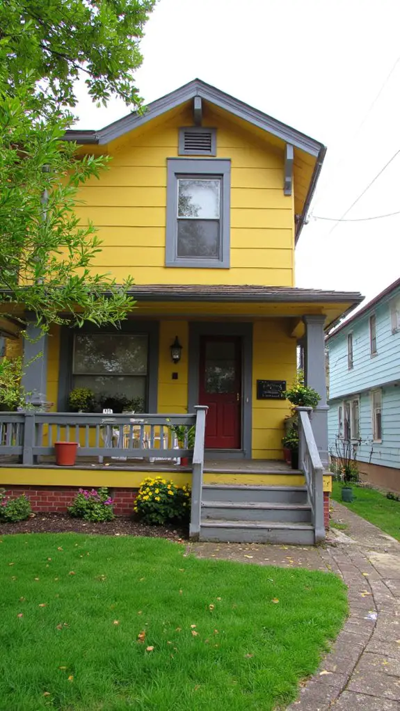 cheerful modern family home