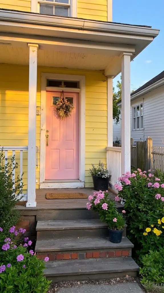 cheerful pastel color combination