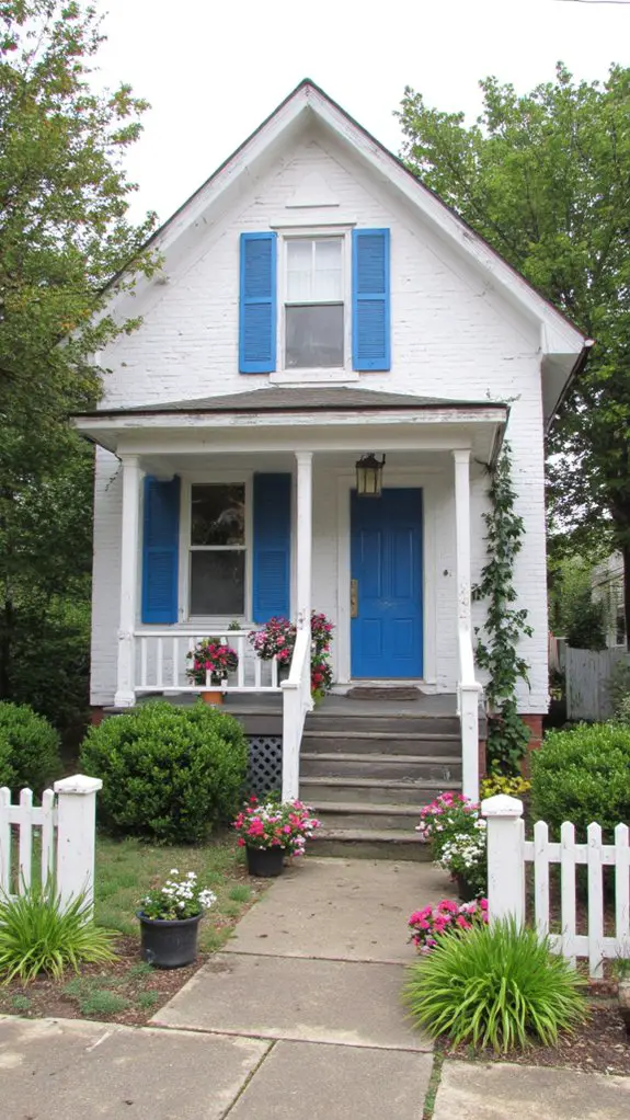 cheerful vibrant beach house