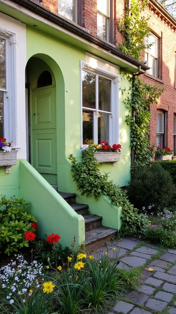 cheerful vibrant cozy garden