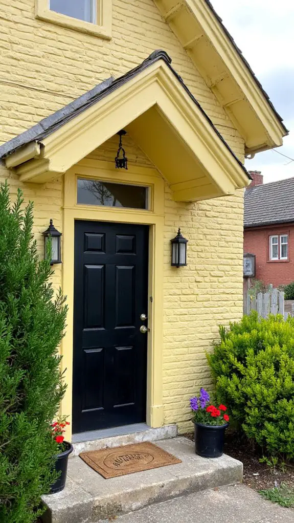 cheerful yellow elegant black