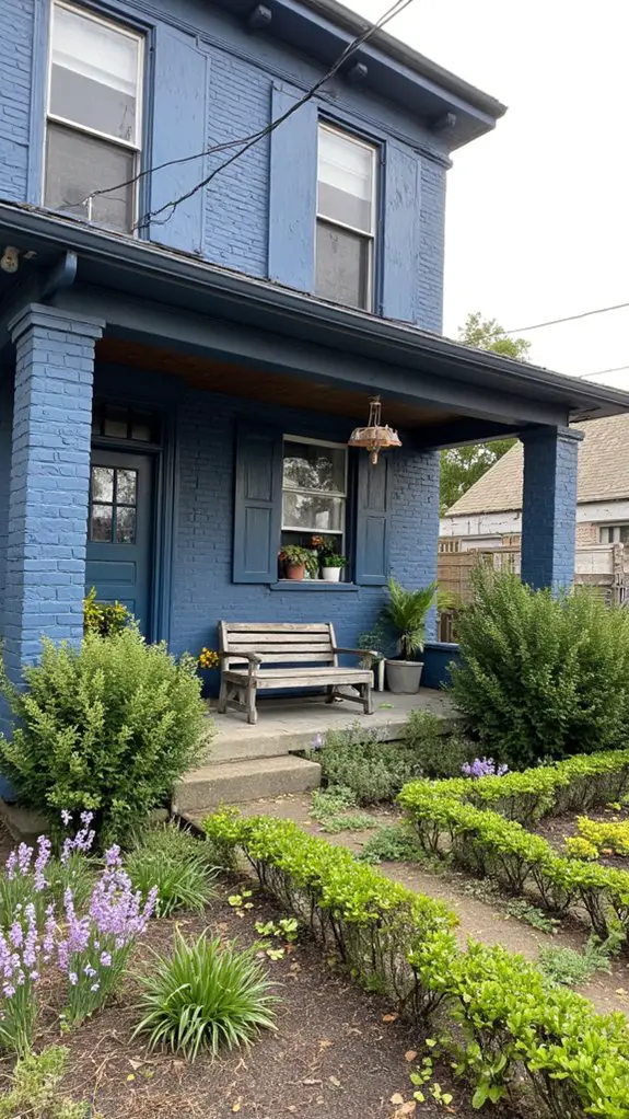 chic denim blue exterior