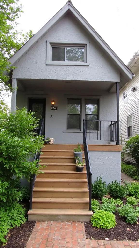 chic gray bungalow aesthetics