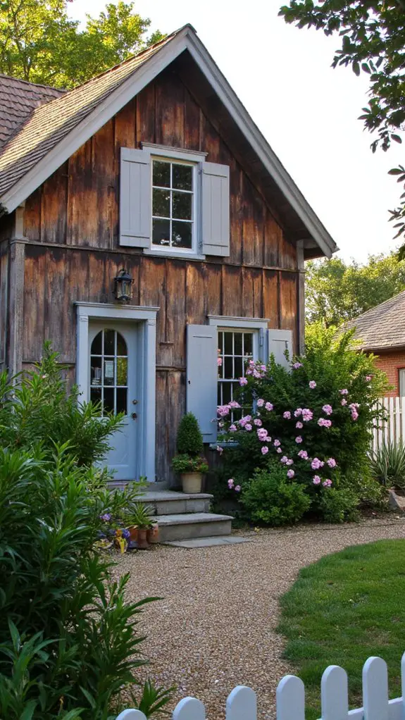 chic grey brown farmhouse elegance