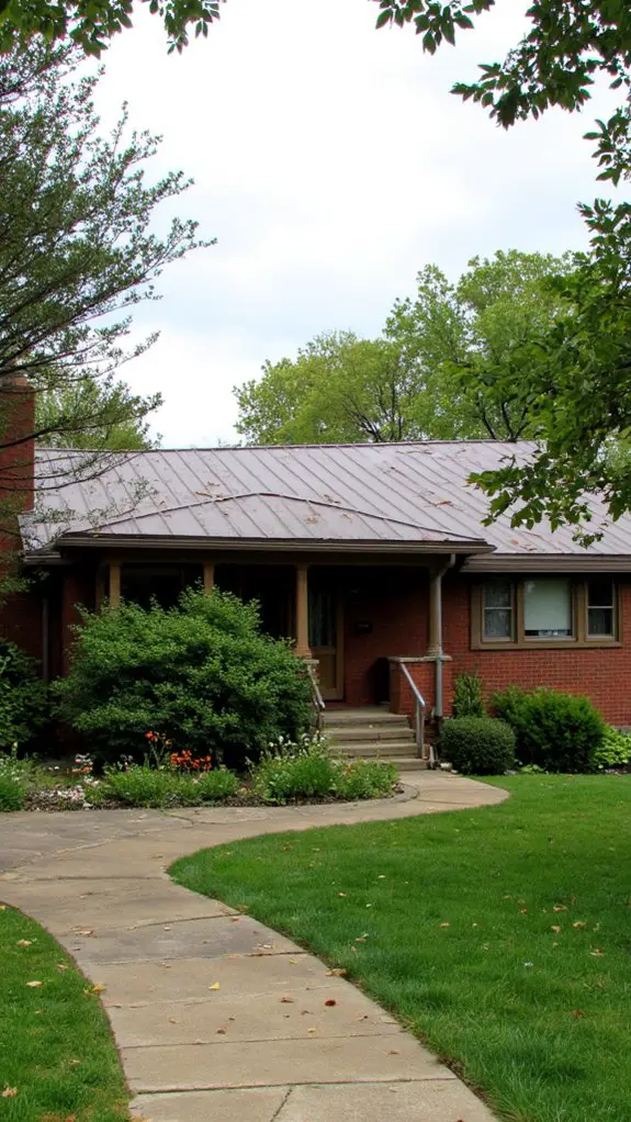 chic mid century modern home