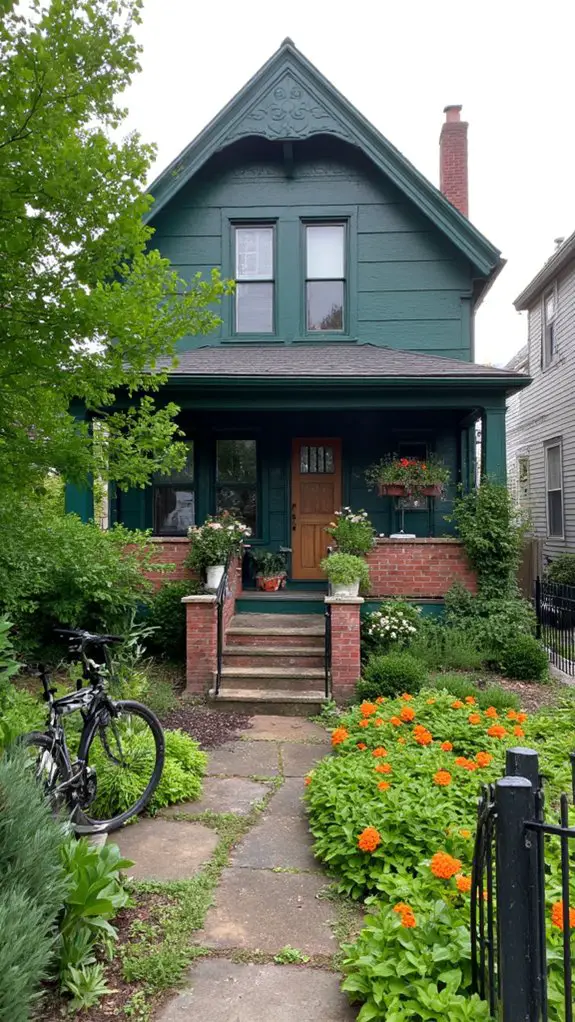 chic urban dwelling oasis