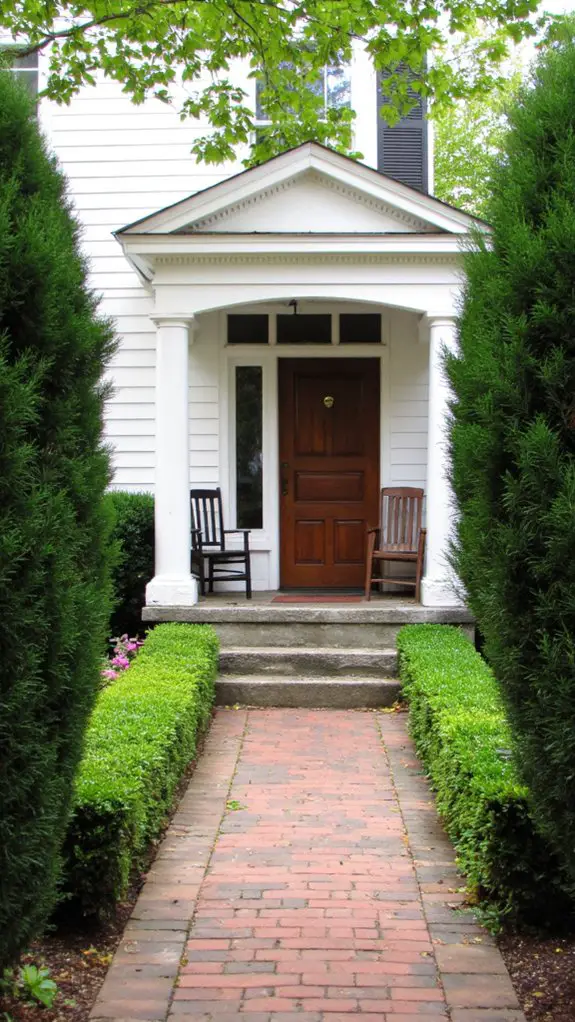 classic elegant low maintenance hedges