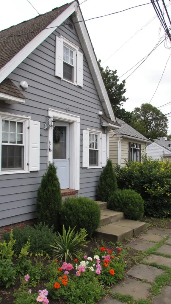classic white shutters elegance