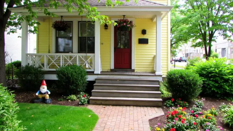 classic yellow house designs