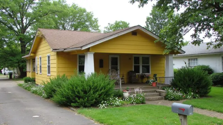 classic yellow ranch exteriors