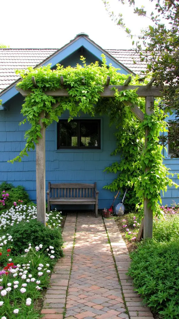 climbing plants trellis charm