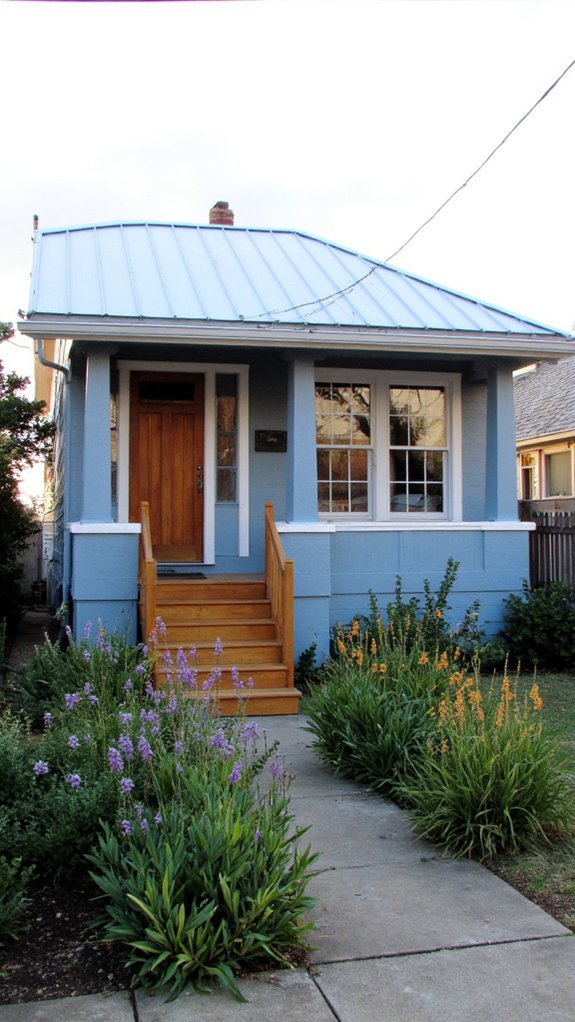 coastal blue bungalow retreat
