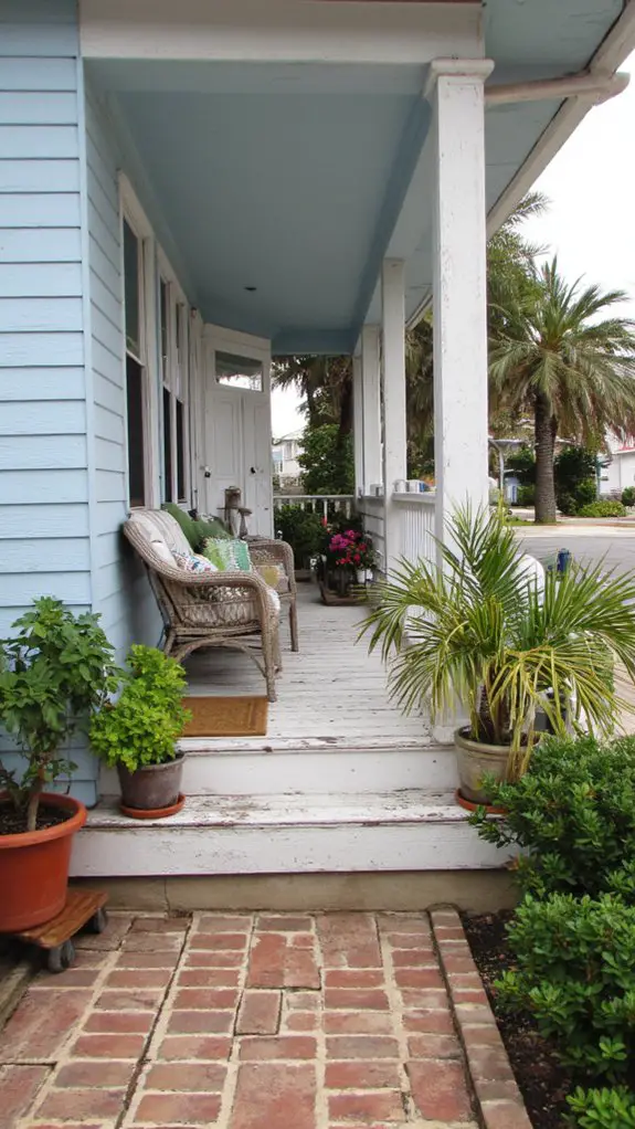 coastal blue bungalow retreat