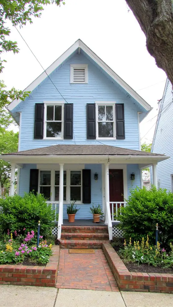 coastal charm blue and black