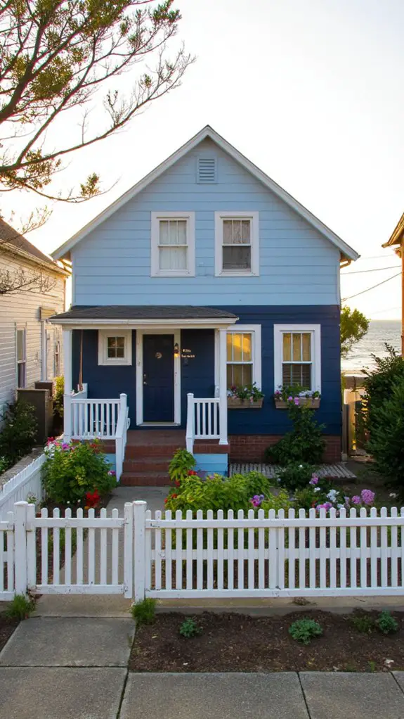 coastal charm in blues