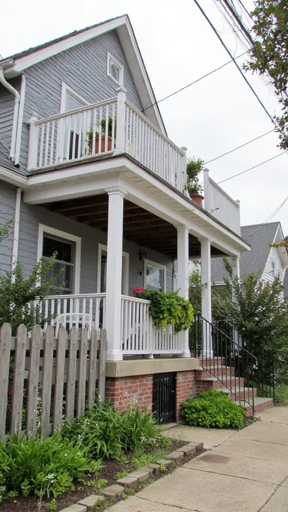 coastal charm with balcony